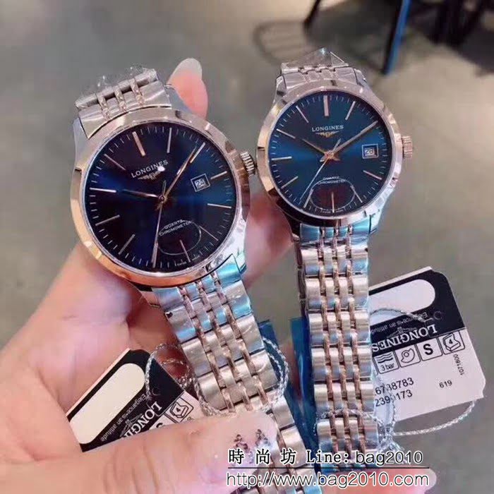 LONGINES浪琴 跨年新品力作 情侶對表 WSS1250